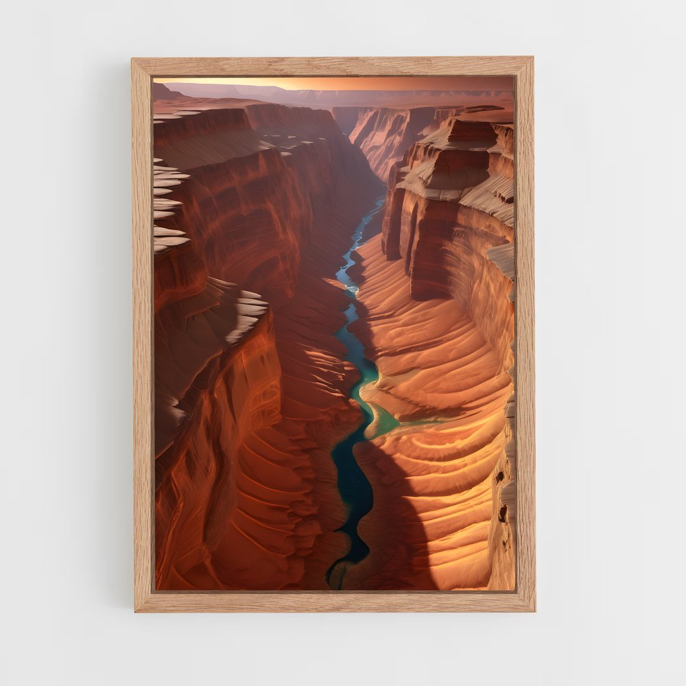 Poster Splendide de Valles Marineris – affiche Système solaire (vue 4)